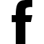 Schwarzes Facebook Logo