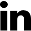 Schwarzes LinkedIn Logo